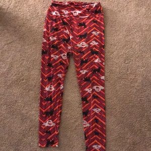Gently used lularoe Halloween leggings OS